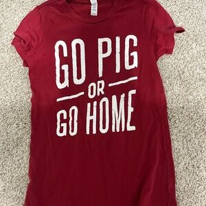 Red Arkansas Tee - Short Sleeve